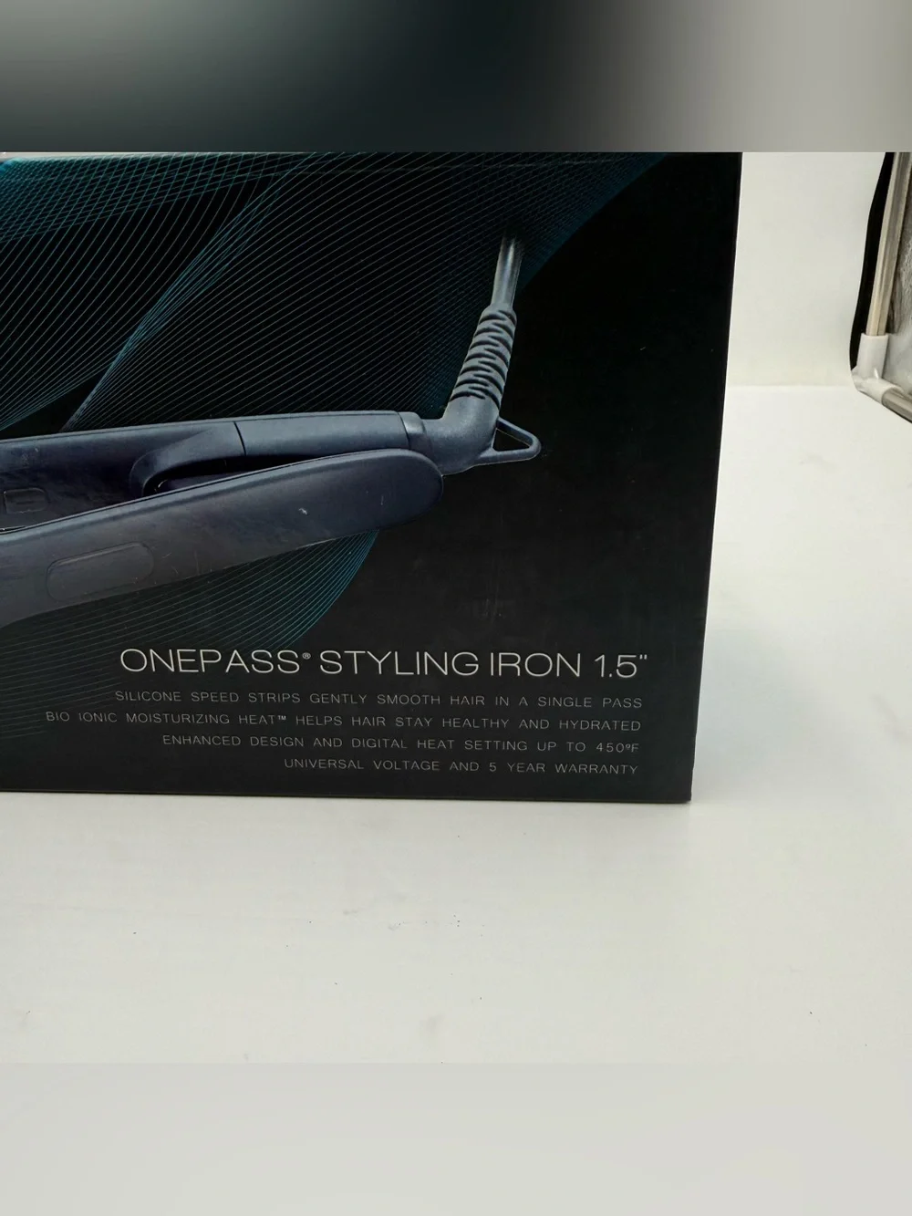 E7 AUTHENTIC Bio Ionic Onepass Nanoionic MX Flat Iron Straightener 1.5